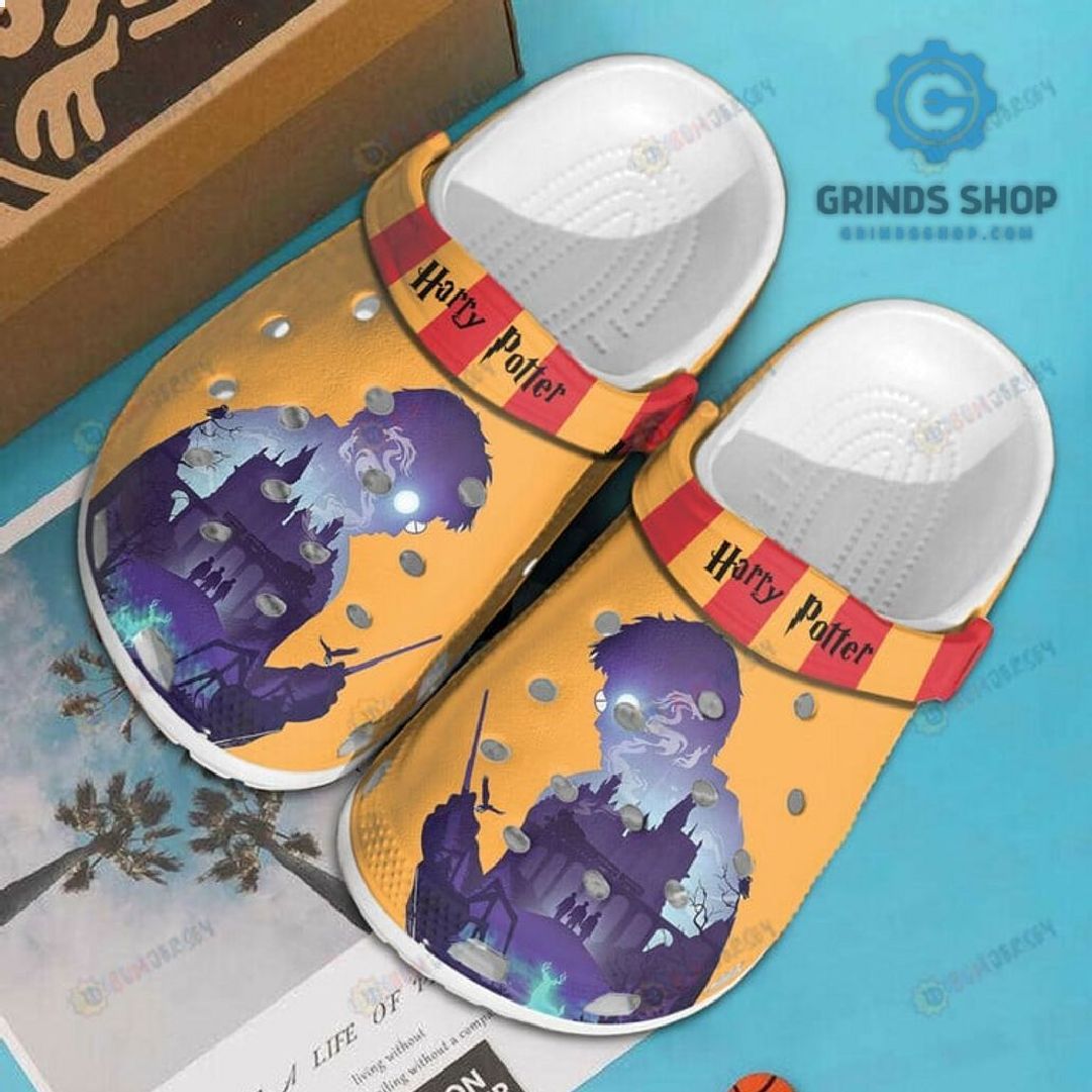Harry Potter Gryffindor Crocs Crocband Clog Comfortable Water Shoes 1 Ndyvv - Grinds Shop