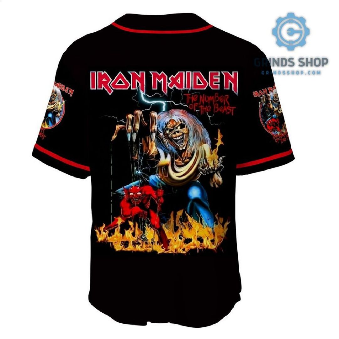 Iron Maiden The Number Of The Beast Personalized Baseball Jersey Shirt 1 S3msx - Grinds Shop