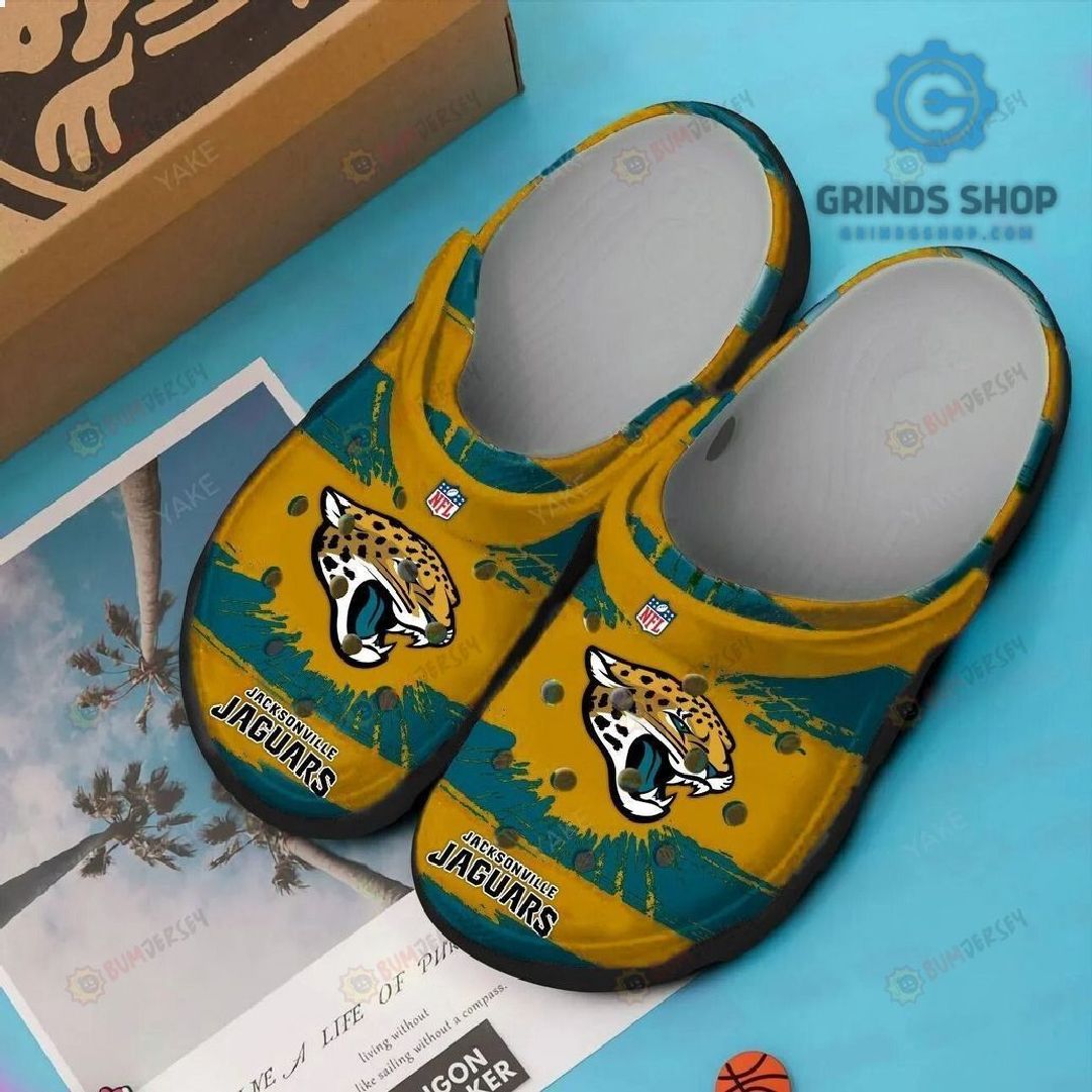 Jacksonville Jaguars Tiger Crocs Crocband Clog Comfortable Water Shoes 1 Q6bhi - Grinds Shop