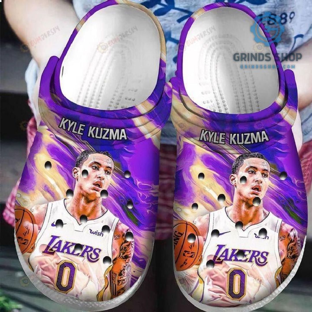 Kyle Kuzma Los Angeles Lakers Crocband Crocs Clogs Water Shoes 1 F8v4d - Grinds Shop