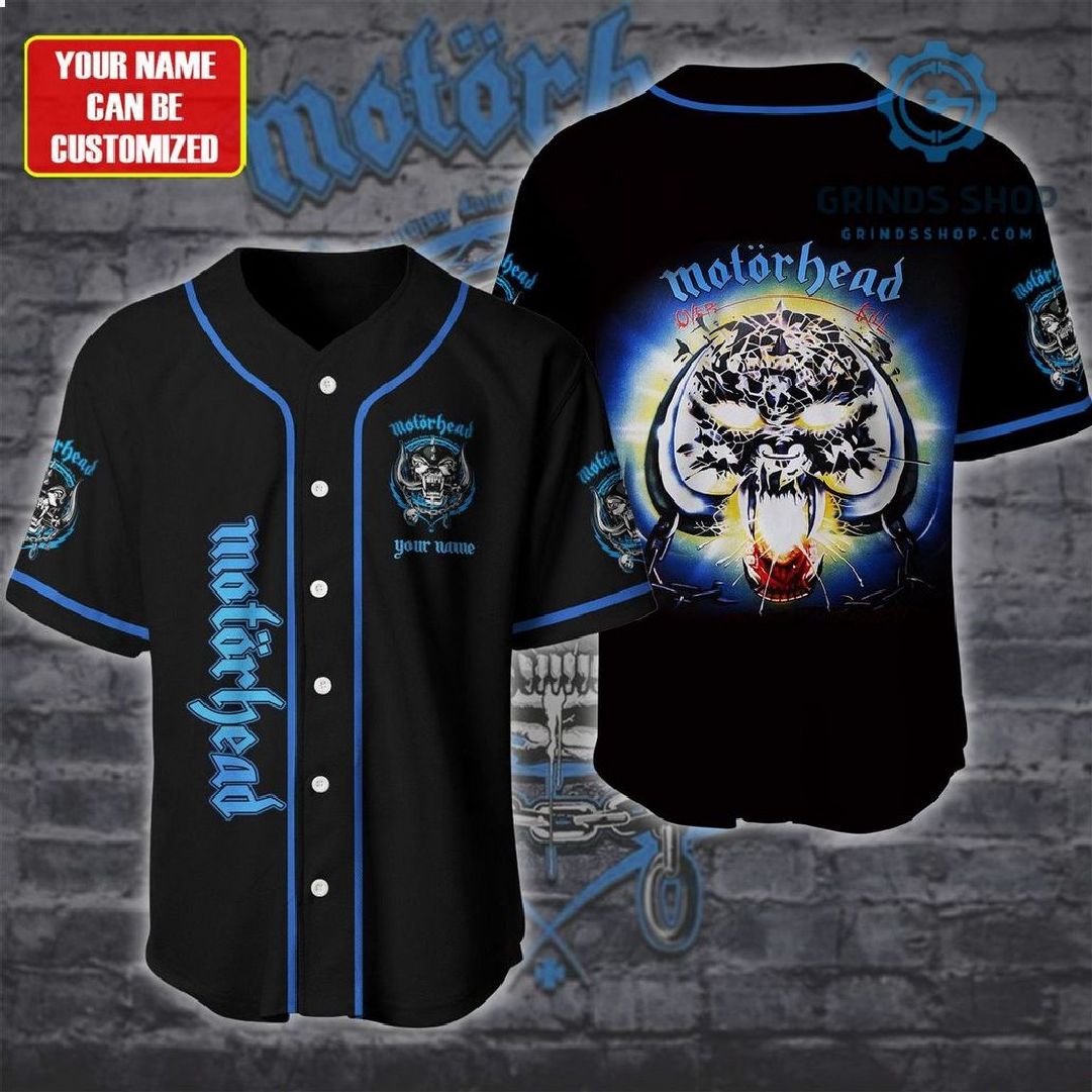 Motorhead Overkill Personalized Baseball Jersey Shirt 1 Nfvm2 - Grinds Shop