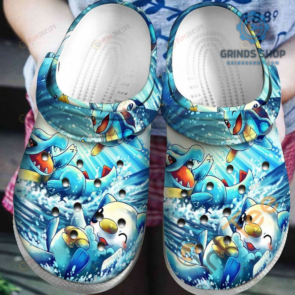Pokemon On Water Crocs Crocband Clog Comfortable Water Shoes 1 U8rtx - Grinds Shop