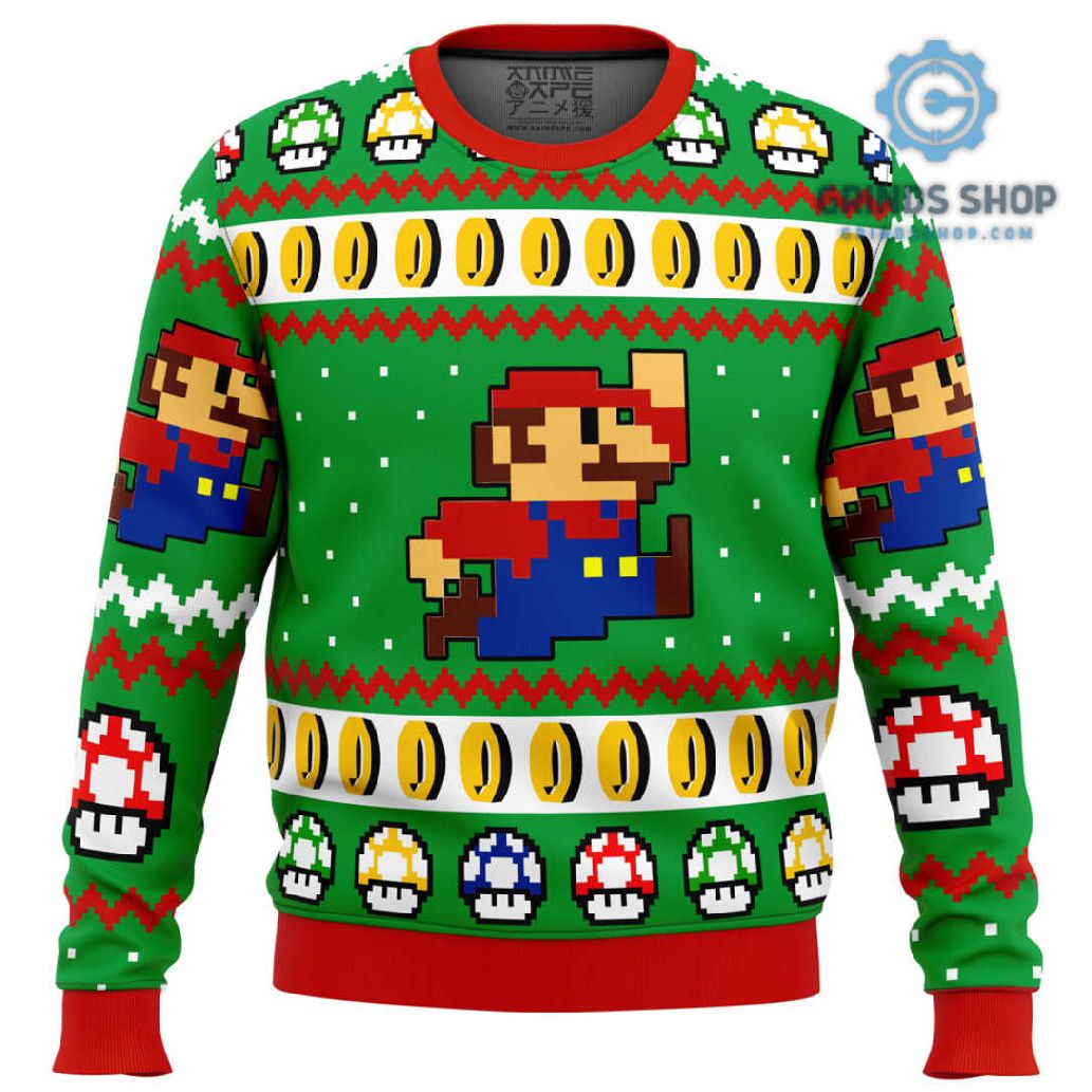 8kwricto Super Mario Christmas Sweater 1696266317445 Wzurv - Grinds Shop