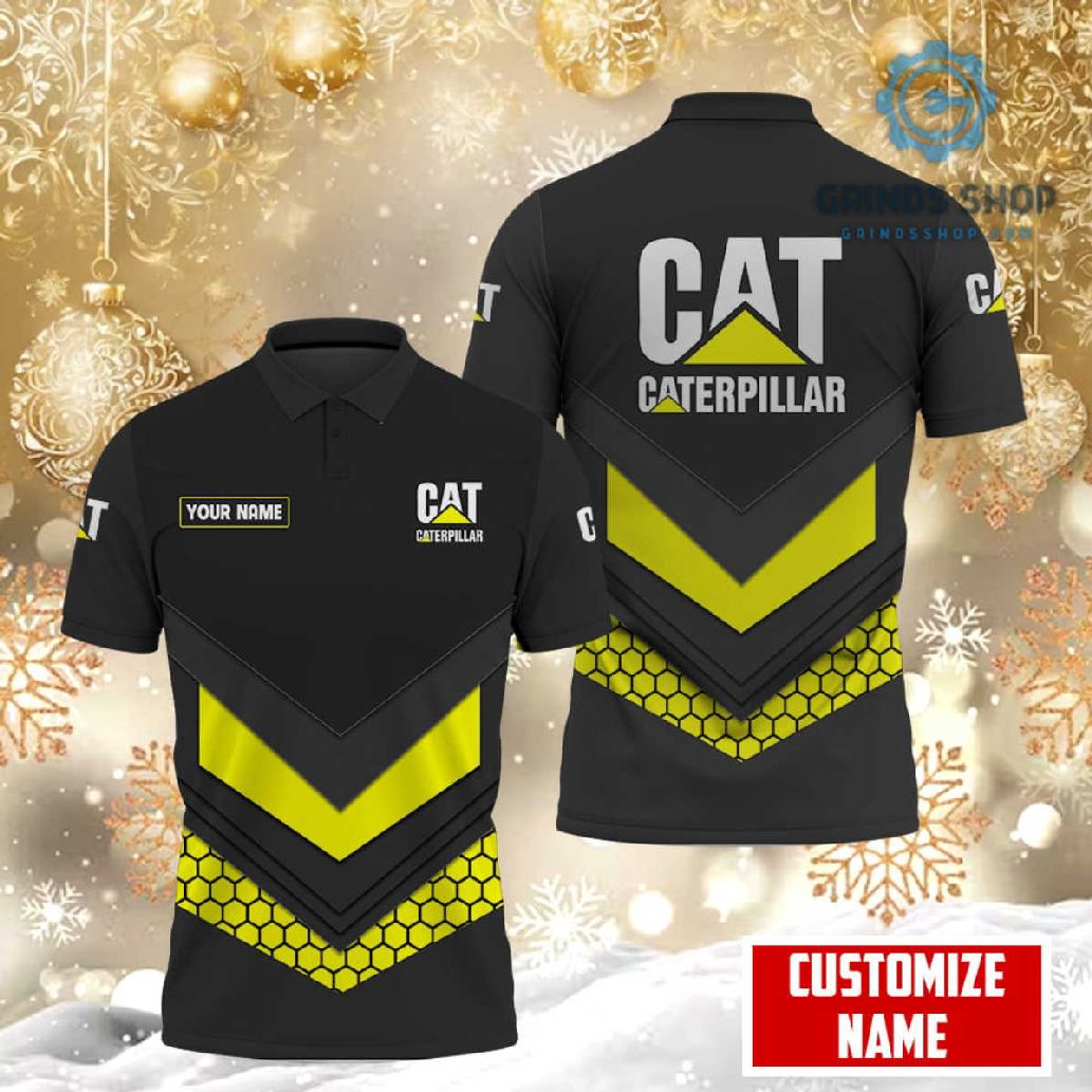 Caterpillar Personalized Polo Shirts 1698070201386 93uqr - Grinds Shop