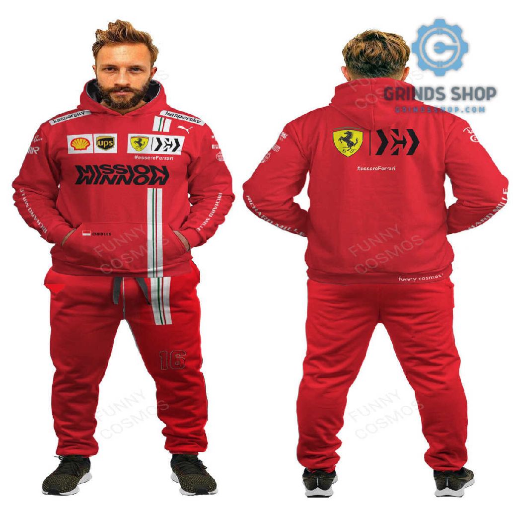 Charles Leclerc Formula 1 2023 Racing Hoodie 1696342645755 Nggm4 - Grinds Shop