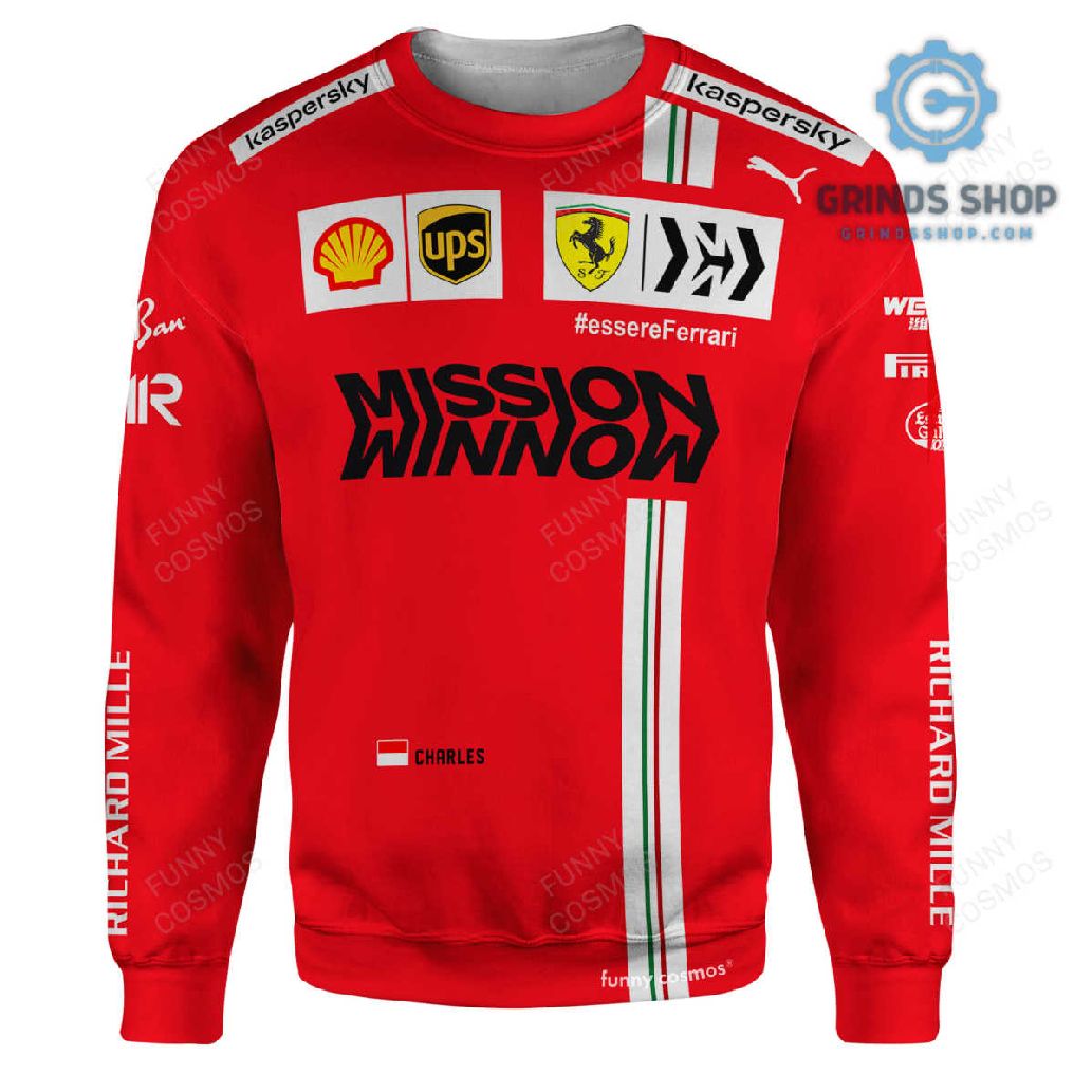 Charles Leclerc Formula 1 2023 Racing Sweater 1696342656263 Q8xzf - Grinds Shop