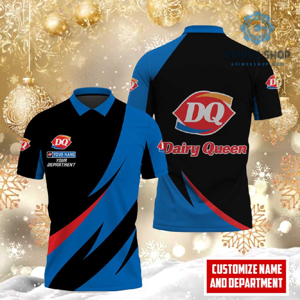 Dairy Queen Personalized Polo Shirts 1698070232587 Mn8le - Grinds Shop