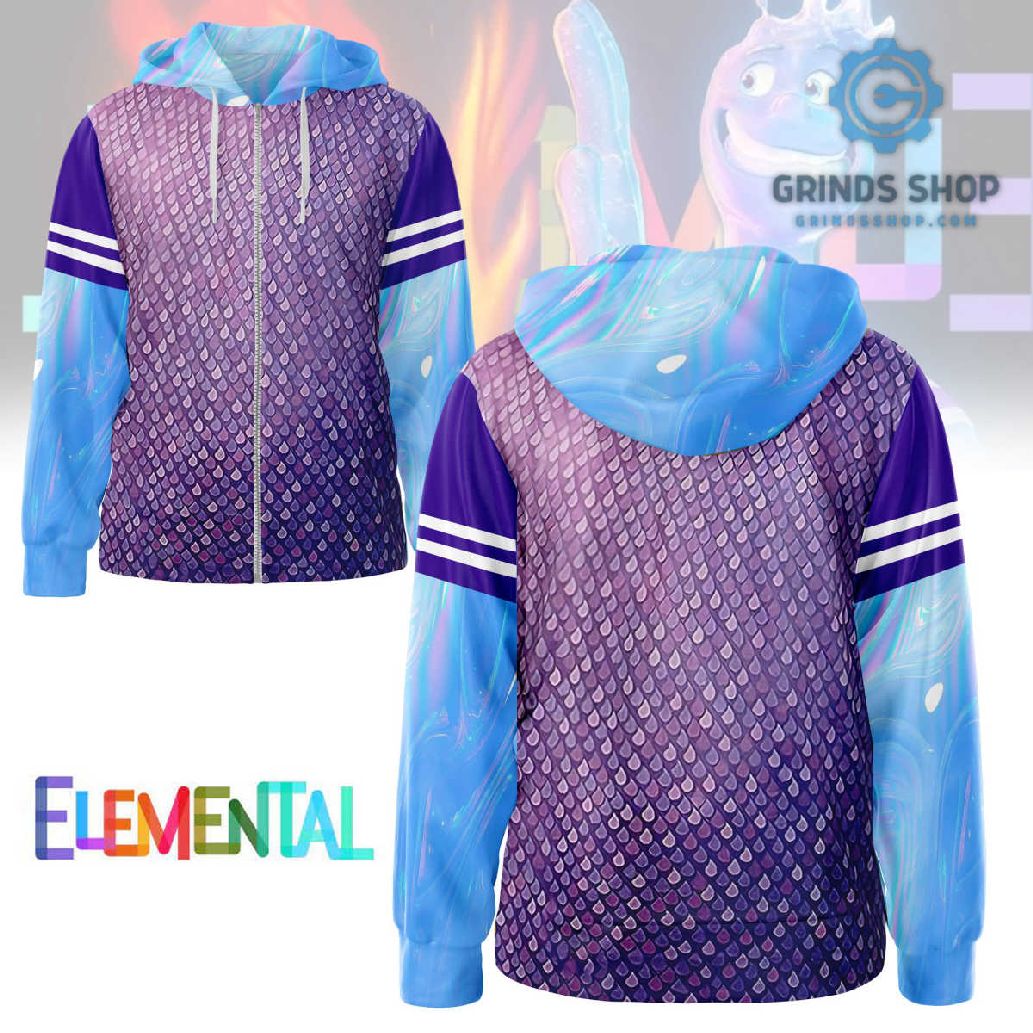 Elemental 2023 Walt Disney Premium Hoodie 1696342729541 Nfrwu - Grinds Shop