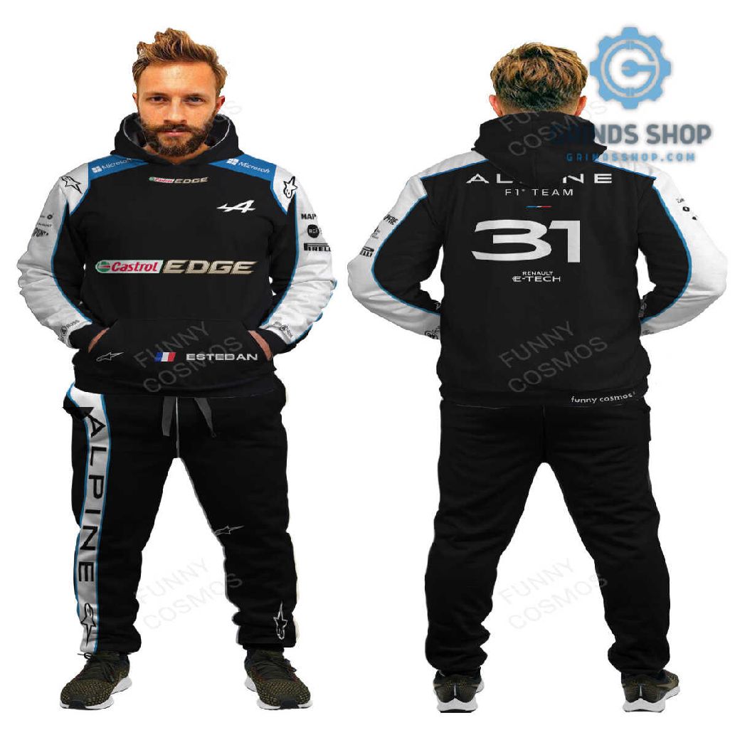 Esteban Ocon Formula 1 2023 Racing Hoodie 1696342732445 Bucsi - Grinds Shop