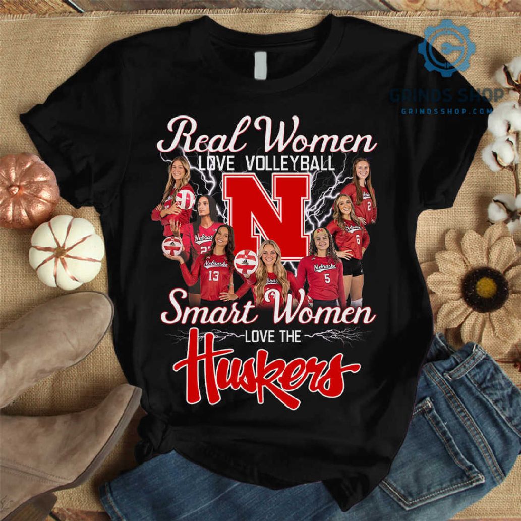 Fx2yszco Nebraska Cornhuskers Real Women Love Volleyball Premium T Shirt 1696266292284 6nm3r - Grinds Shop