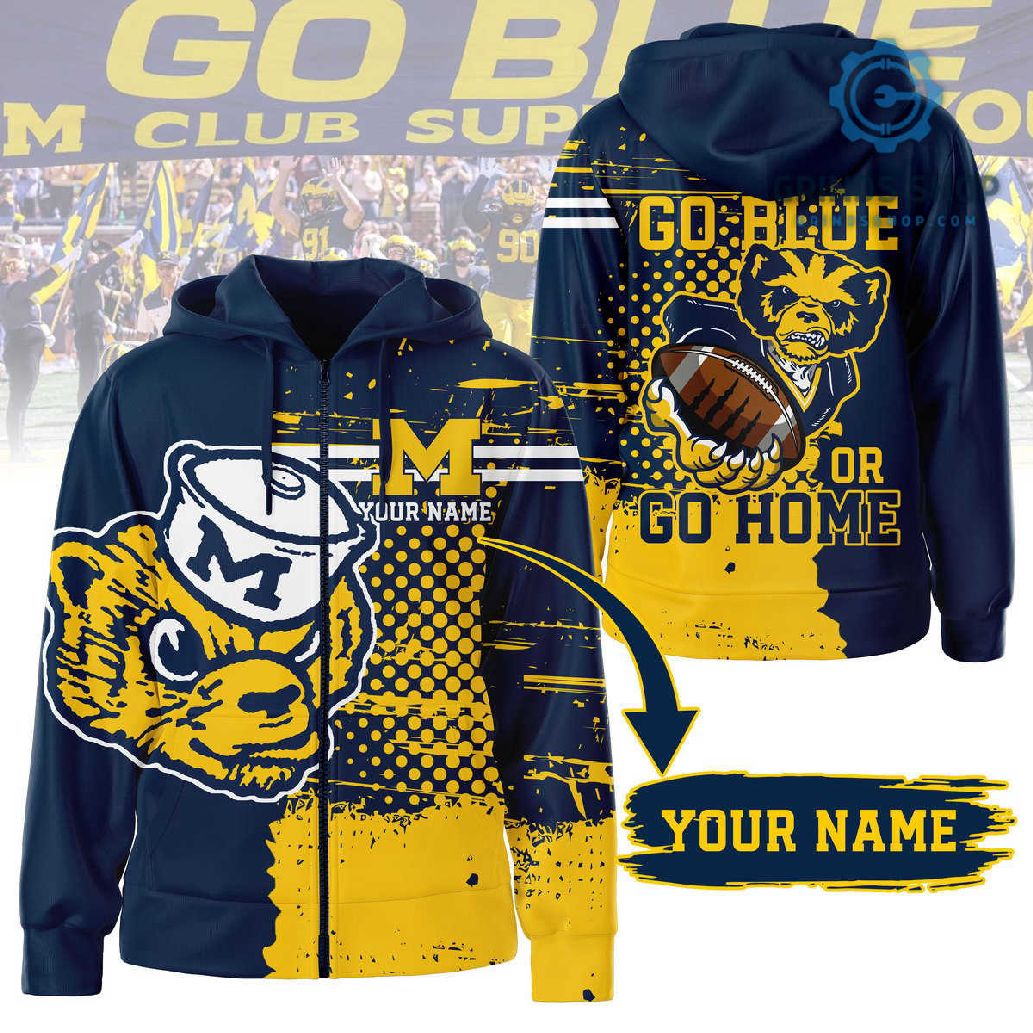 Michigan Wolverines Ncaa Personalized Hoodie 1696342952686 Hy315 - Grinds Shop