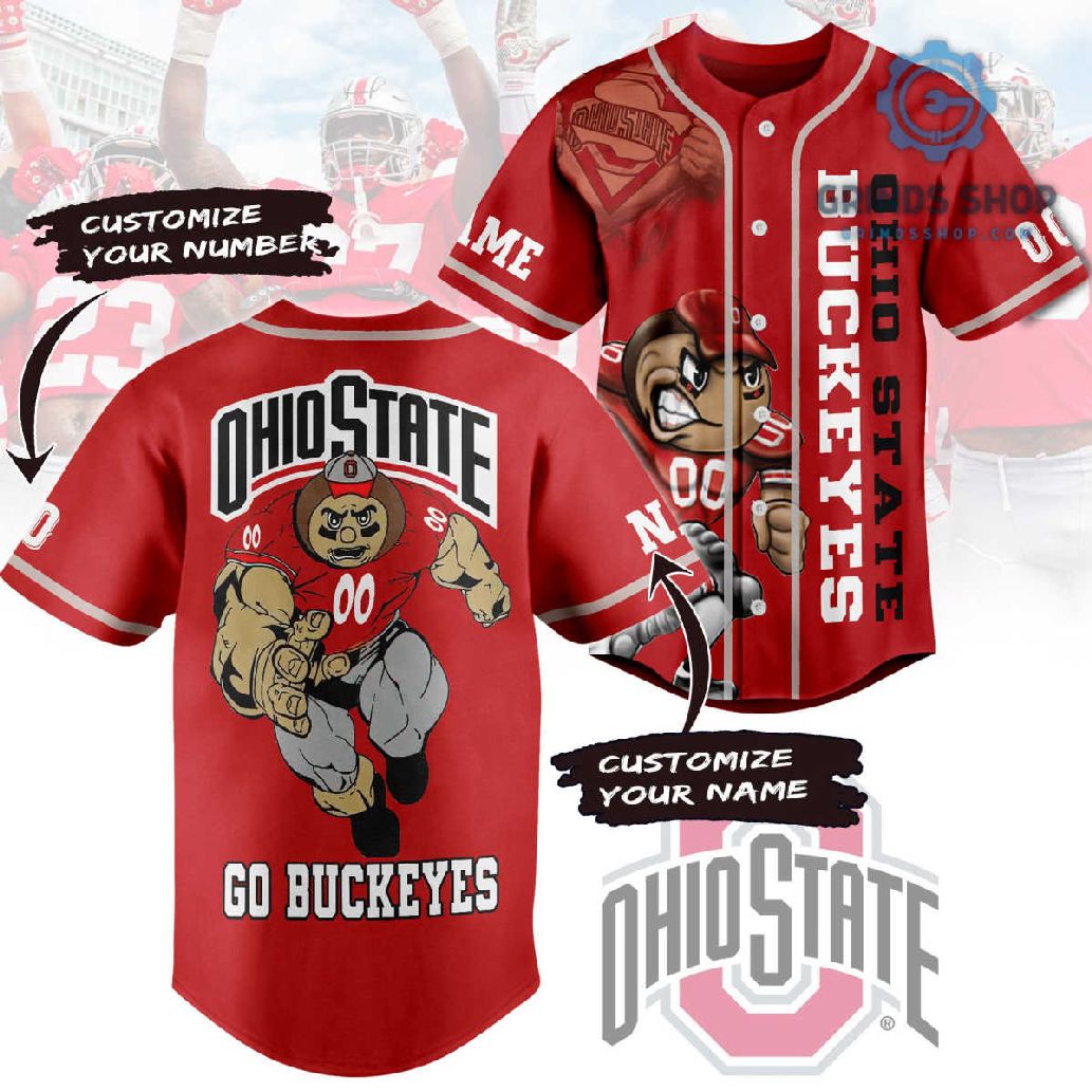 Ohio State Buckeyes Football Personalized Baseball Jersey 1696343013720 Zo4br - Grinds Shop