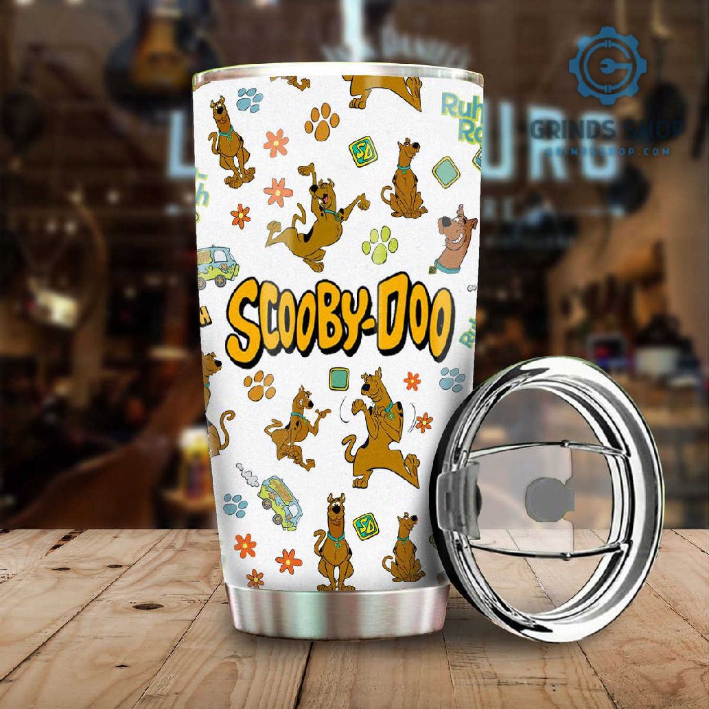 Scooby Doo Funny Happy Tumbler Cup 1696343072561 W2v6q - Grinds Shop