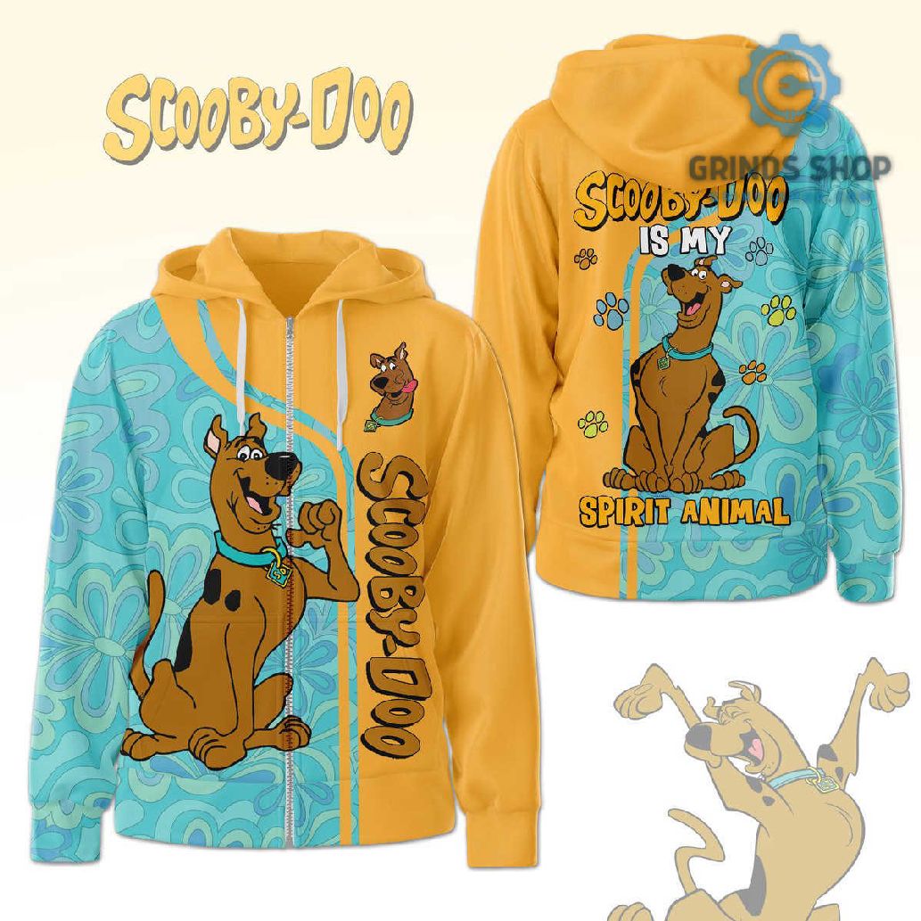 Scooby Doo Is My Spirit Animal Hoodie 1696343078124 3whje - Grinds Shop