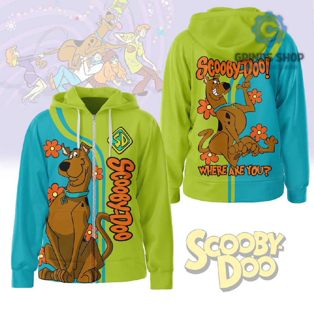 Scooby Doo Where Are You Permium Hoodie 1696343086824 Jecj1 - Grinds Shop