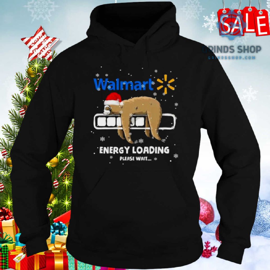 Sloth Santa Walmart Energy Loading Please Wait Shirt 1698679608620 Jj9kj - Grinds Shop