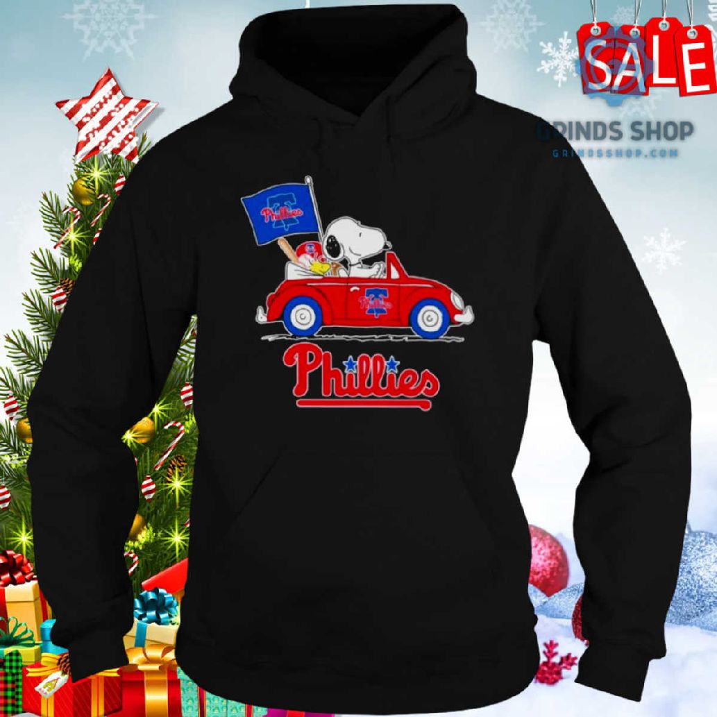 Snoopy And Woodstock Riding Car Philadelphia Phillies Flag 2023 Shirt 1698679719399 Z1anc - Grinds Shop
