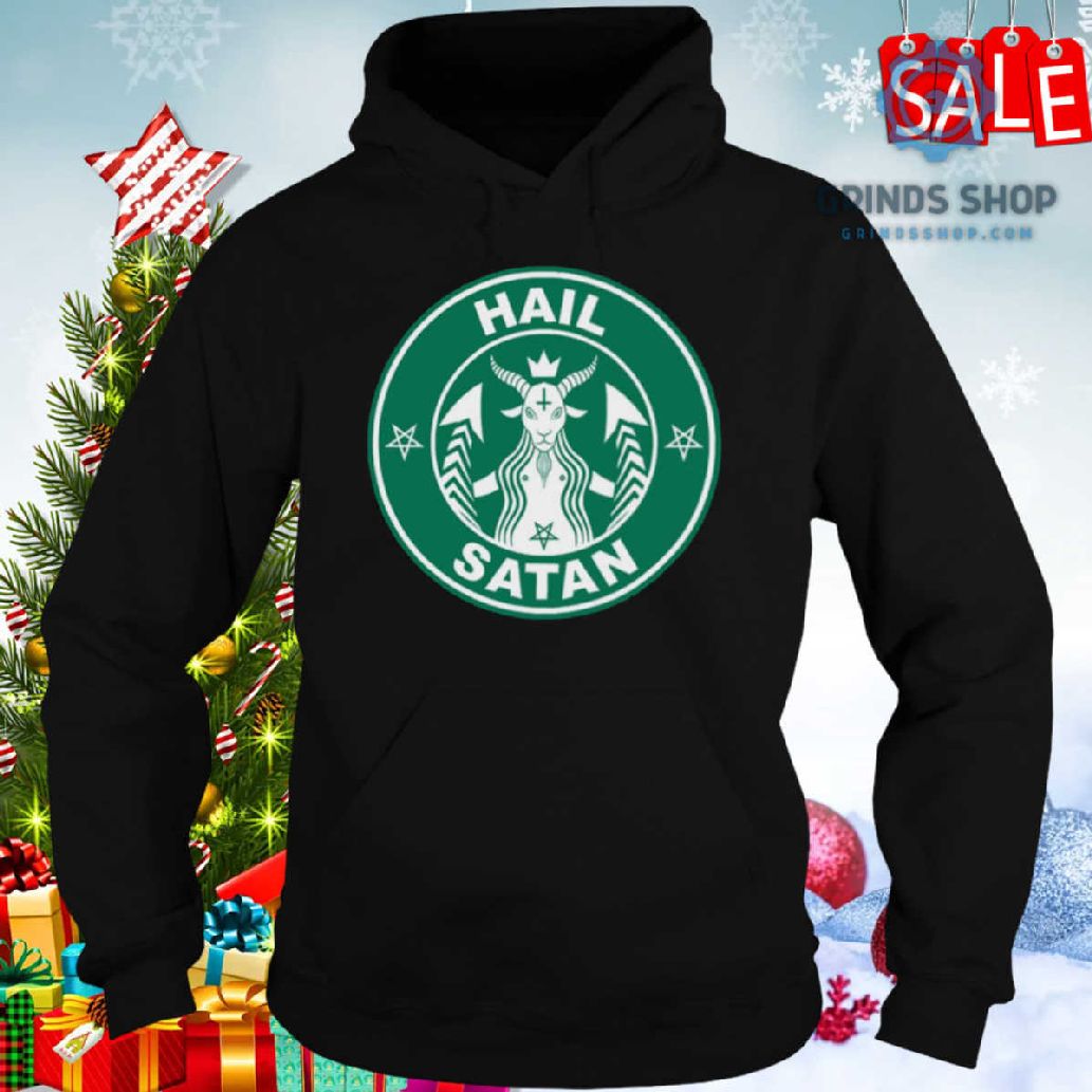 Starbucks Holiday Coffee Hail Satan Shirt 1698679866429 U9eba - Grinds Shop