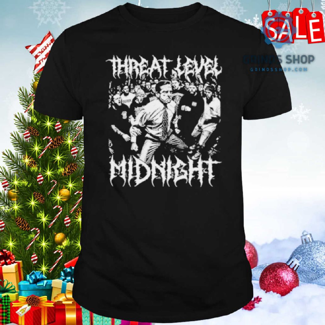 Steve Carell Threat Level Midnight Shirt