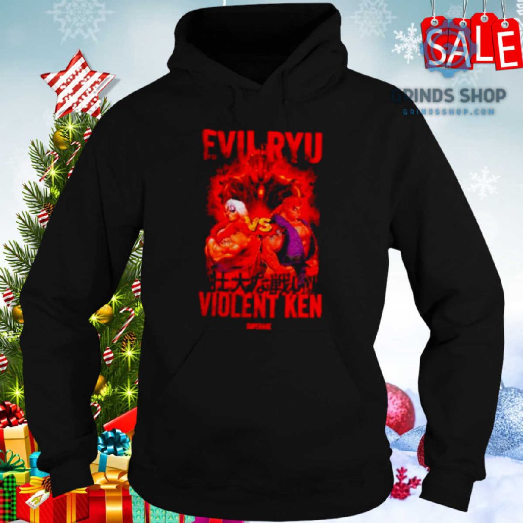 Street Fighter Evil Ryu Vs. Violent Ken Shirt 1698679926179 A4opi - Grinds Shop