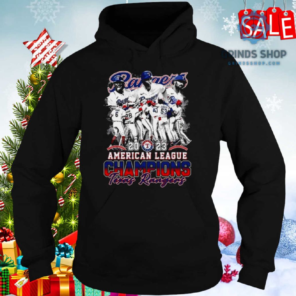 Texas Rangers American League Champions All Player 2023 T Shirt 1698680141329 Mludk - Grinds Shop