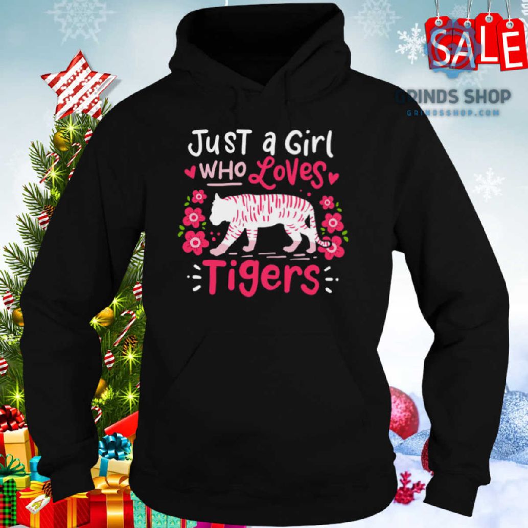 Tiger Just A Girl Who Loves Tigers Shirt 1698680427243 Ni4ie - Grinds Shop