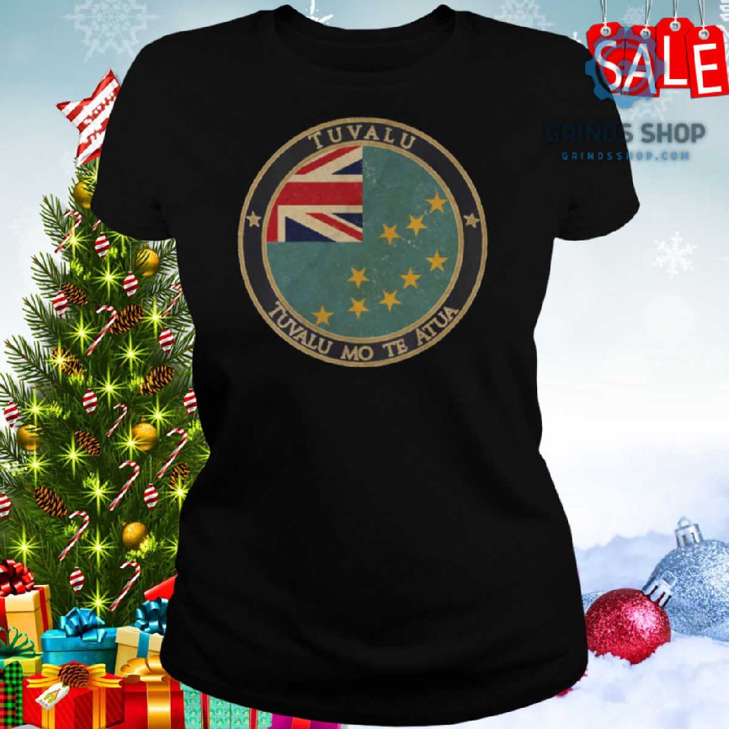 Tuvalu Oceania Oceanian Flag Vintage Shirt