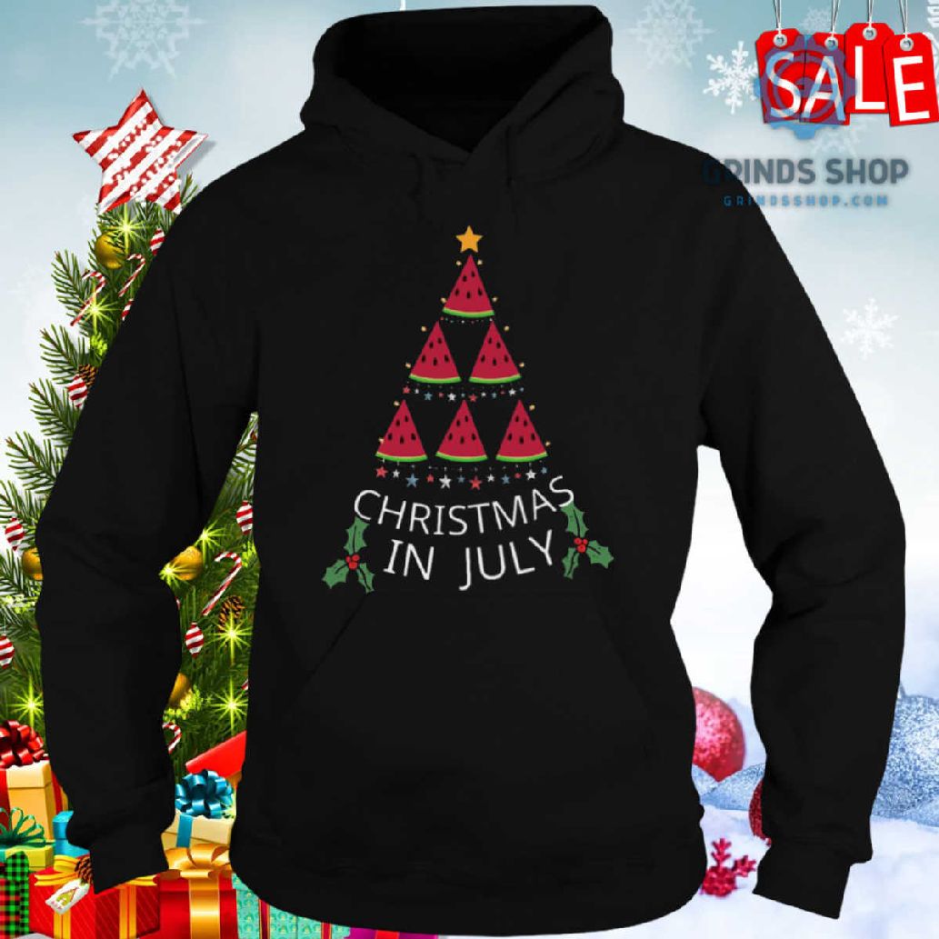 Watermelon Christmas In July Shirt 1698680907102 Odzdb - Grinds Shop