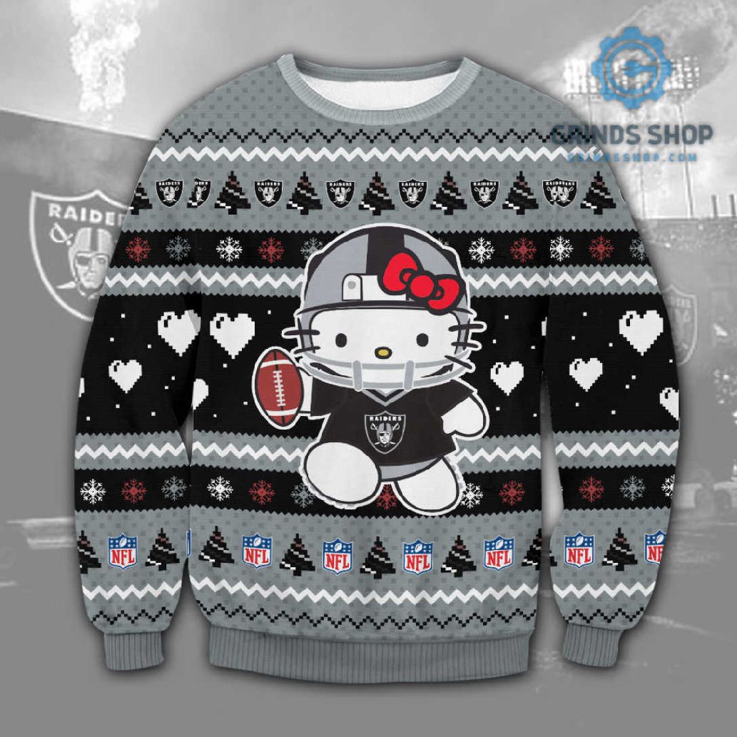 Yfex23er Nfl Hello Kitty Ugly Christmas Sweater 1696266293919 5mvnj - Grinds Shop