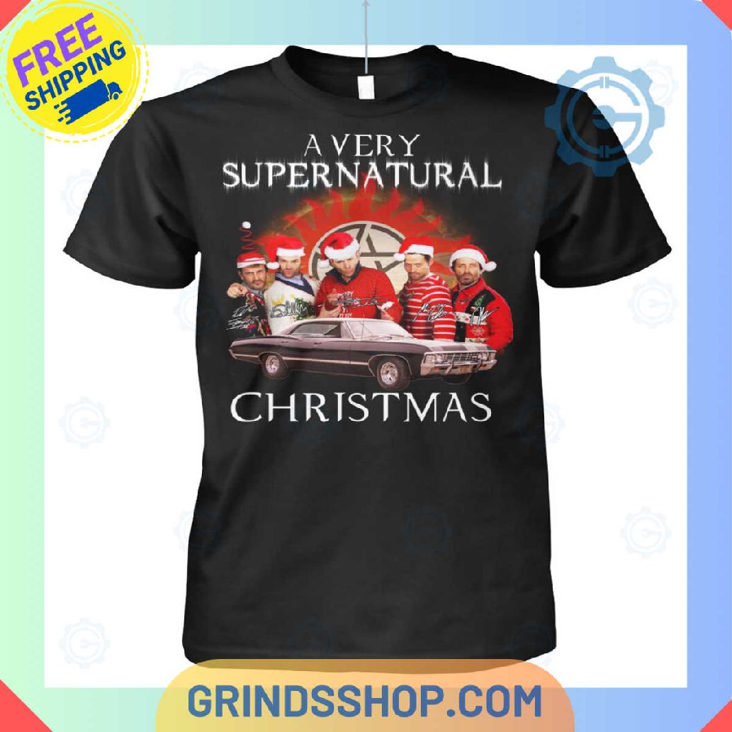 A Very Supernatural Christmas T Shirt 1698936584776 Lhta3 - Grinds Shop