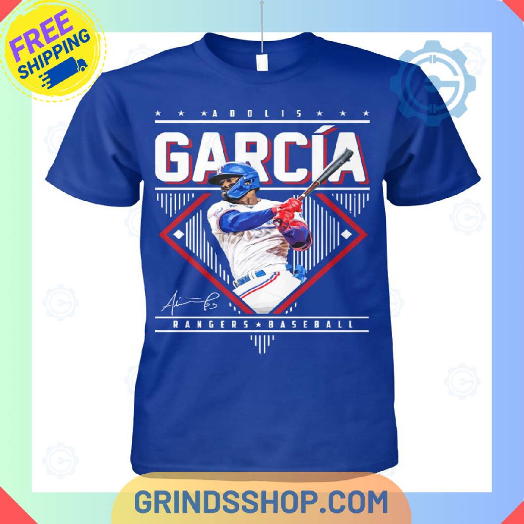 Adolis Garcia Ranger Baseball T Shirt 1 Jqrct - Grinds Shop