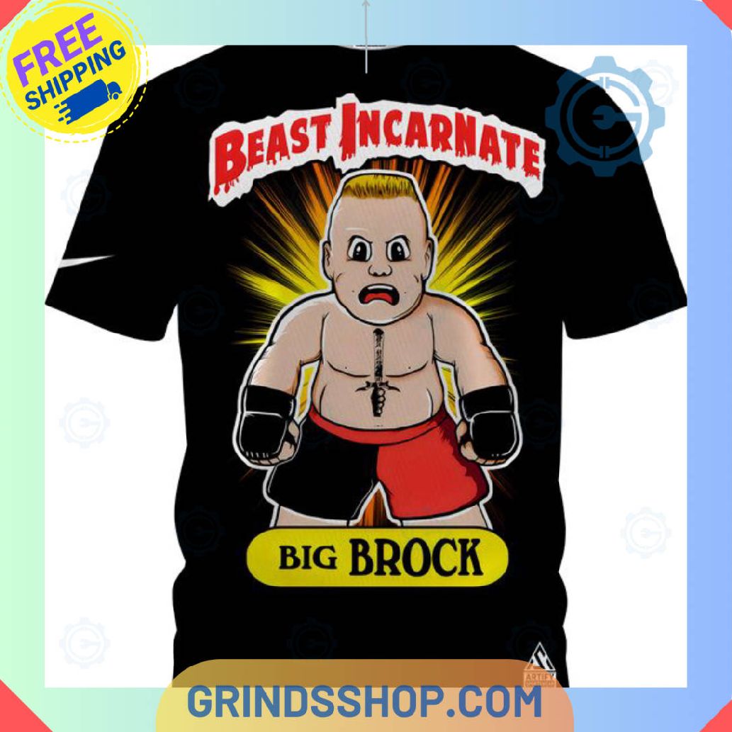 Brock Lesnar White T Shirt 1 Aa4ho - Grinds Shop