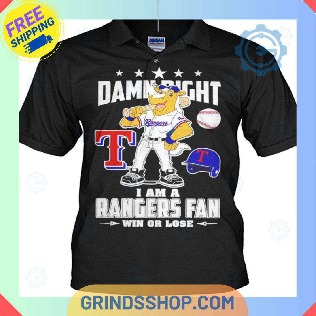 Damn Right Rangers Fan T-Shirt