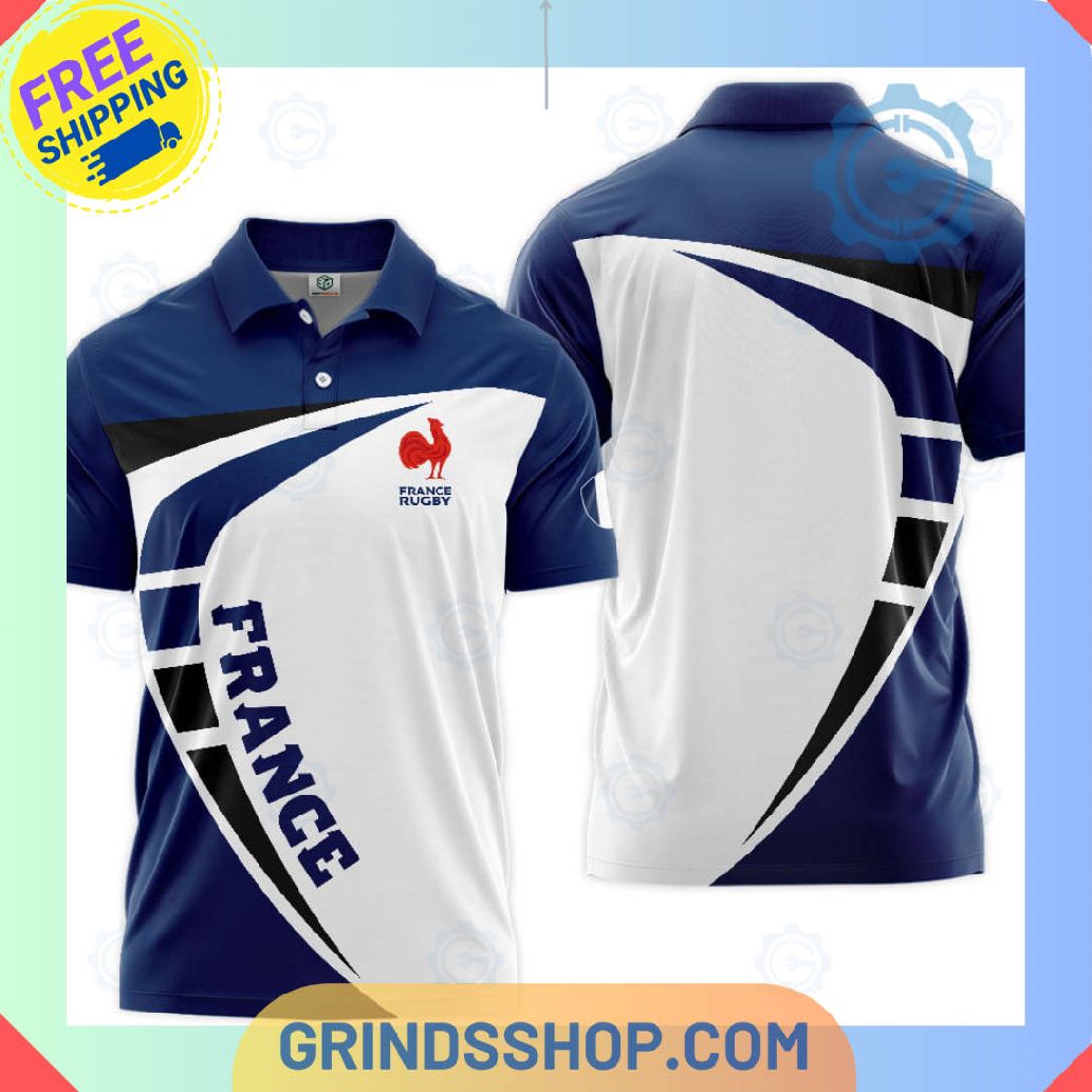 France National Rugby Union Team Cadeau Polo Shirts 1 Wzk80 - Grinds Shop
