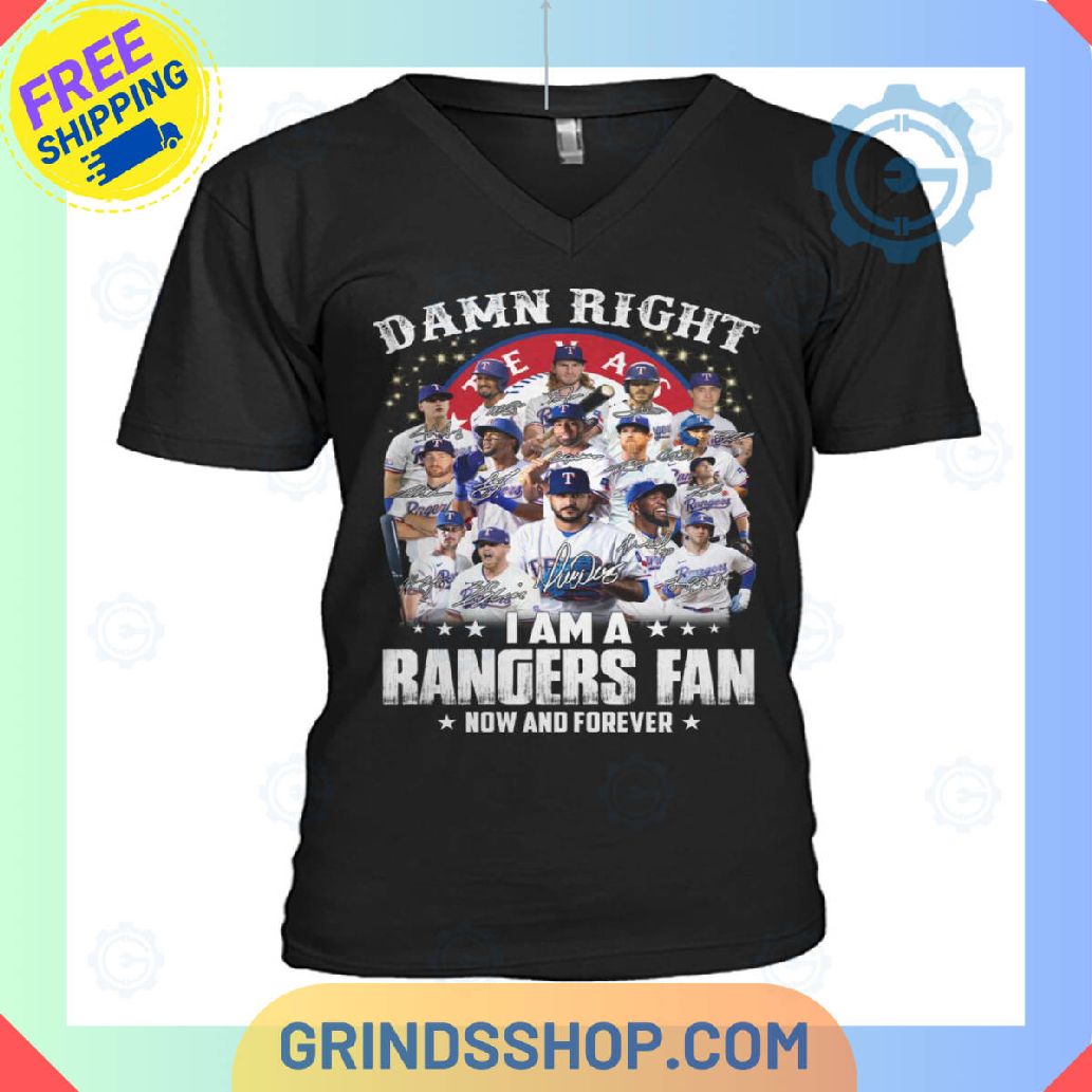 I Am A Rangers Fan Now And Forever T-Shirt