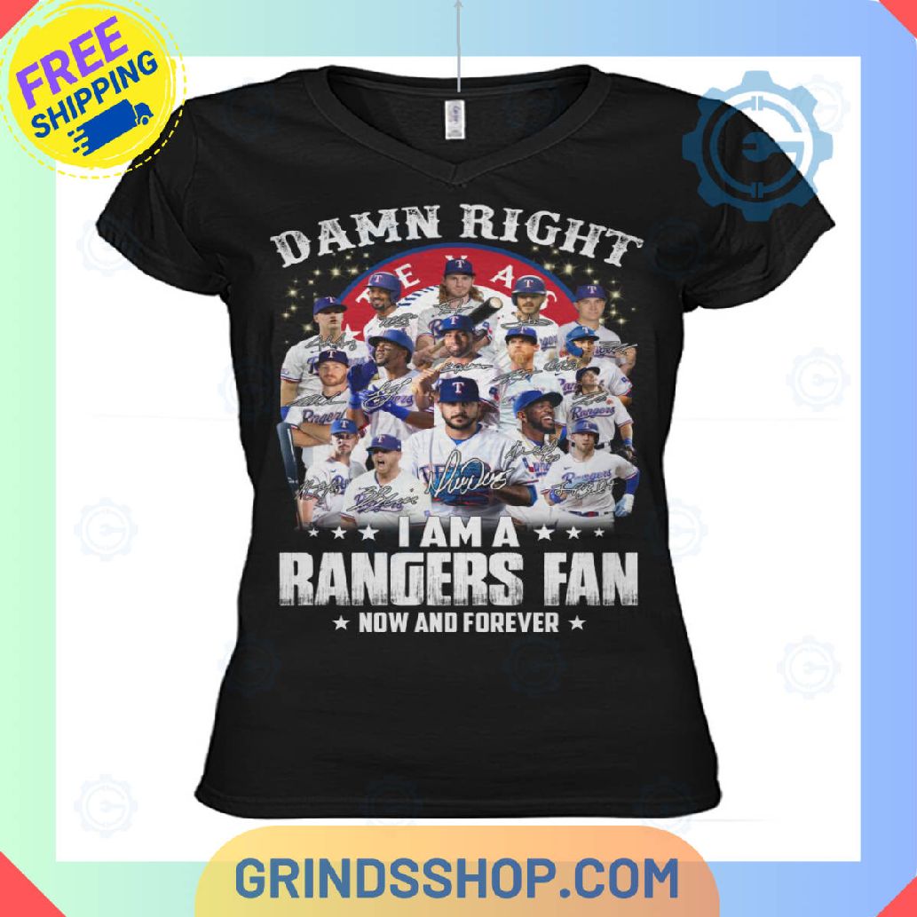 I Am A Rangers Fan Now And Forever T-Shirt