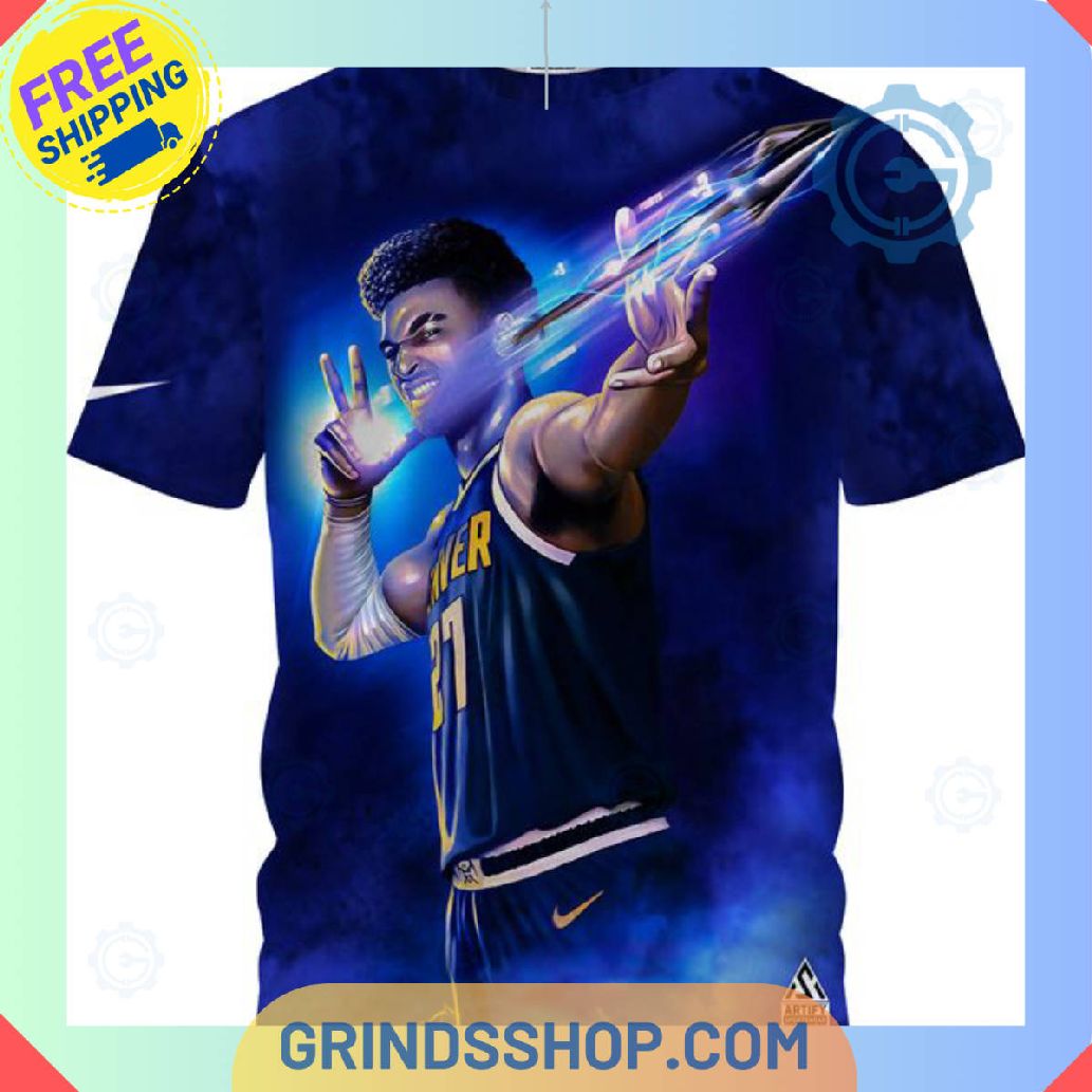 Jamal Murray Full Printed T Shirt 1 Yonnd - Grinds Shop