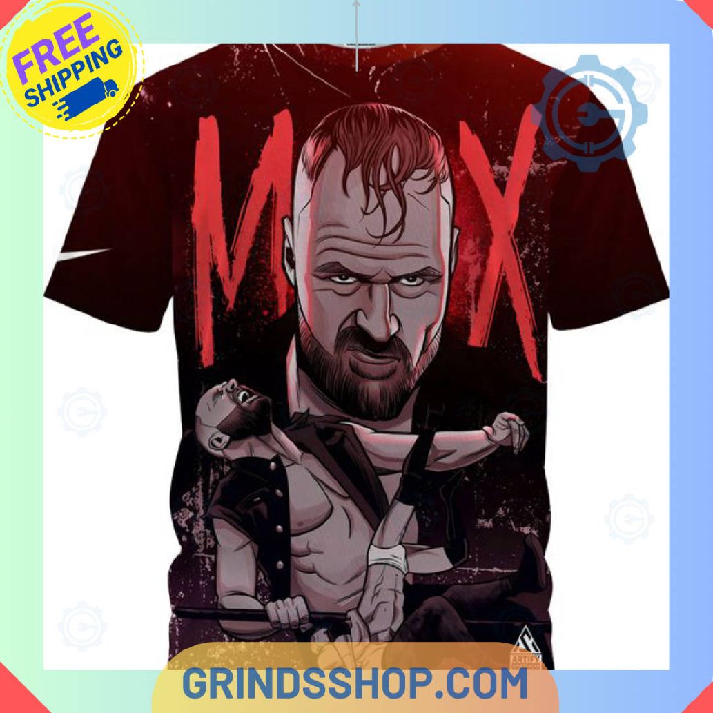 Jon Moxley Full Printed T Shirt 1 Mdvbv - Grinds Shop