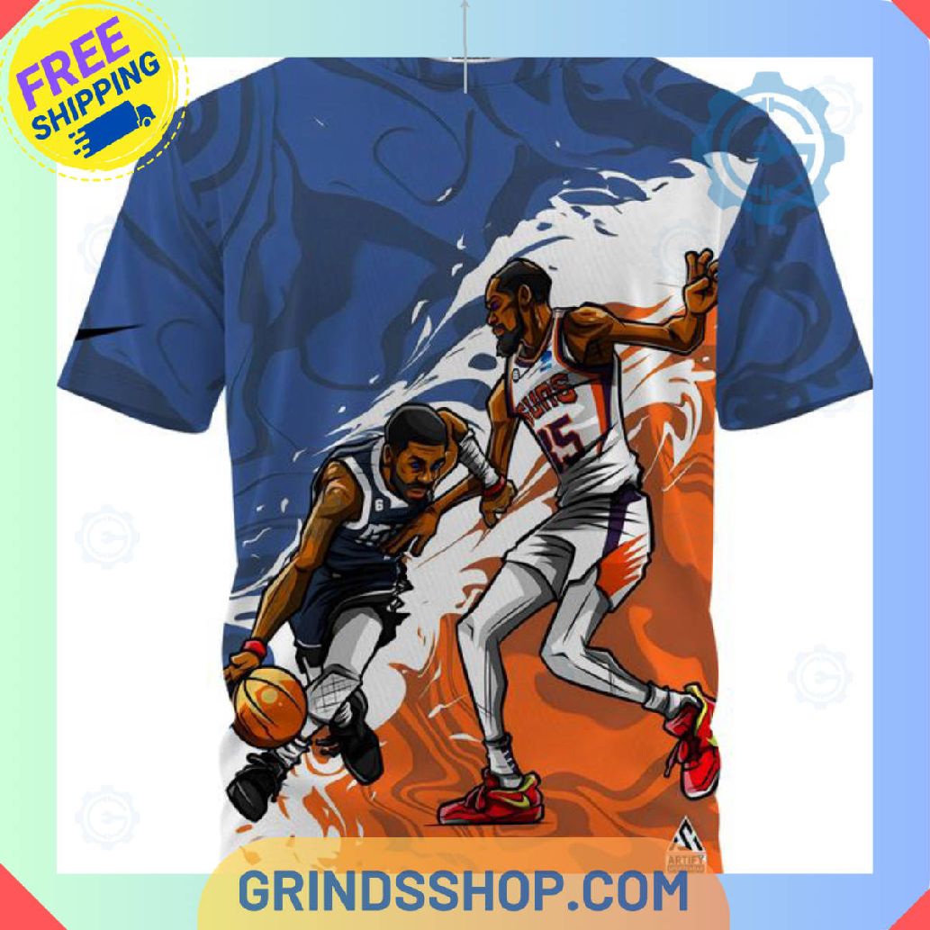 Kyrie Irving Vs Kevin Durant Full Printed T Shirt 1 Tfpfw - Grinds Shop