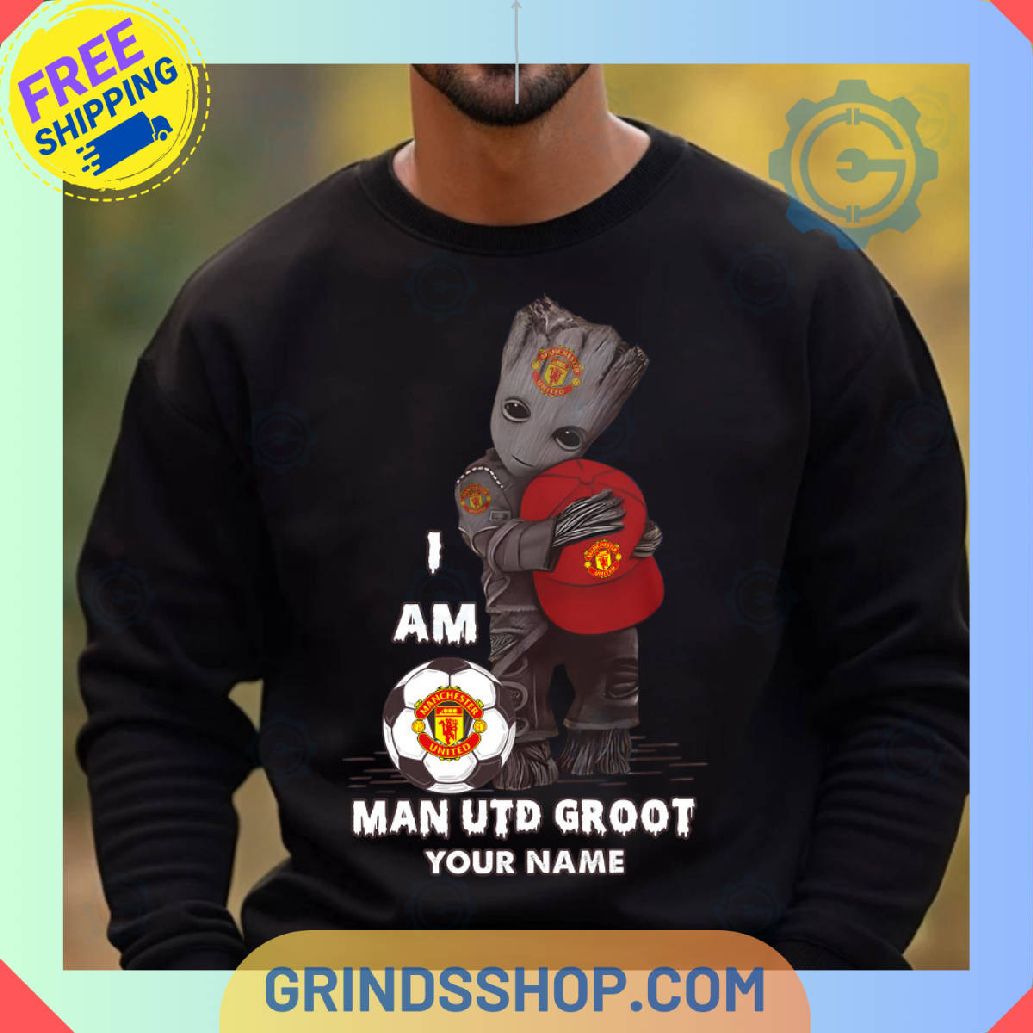 Manchester United Groot Sweatshirt 1 Eoqtk - Grinds Shop