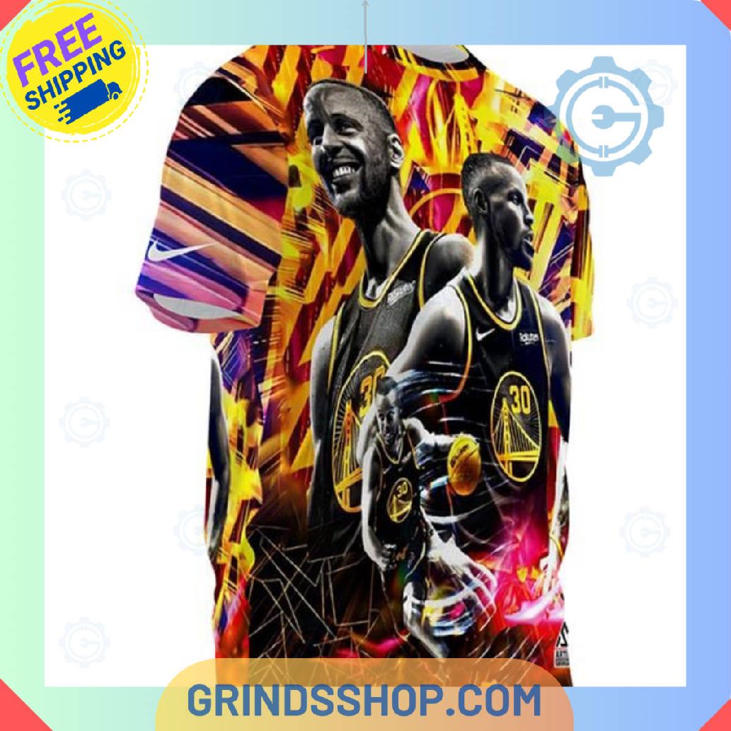 Stephen Curry Full Printed T Shirt 1 Kboha - Grinds Shop