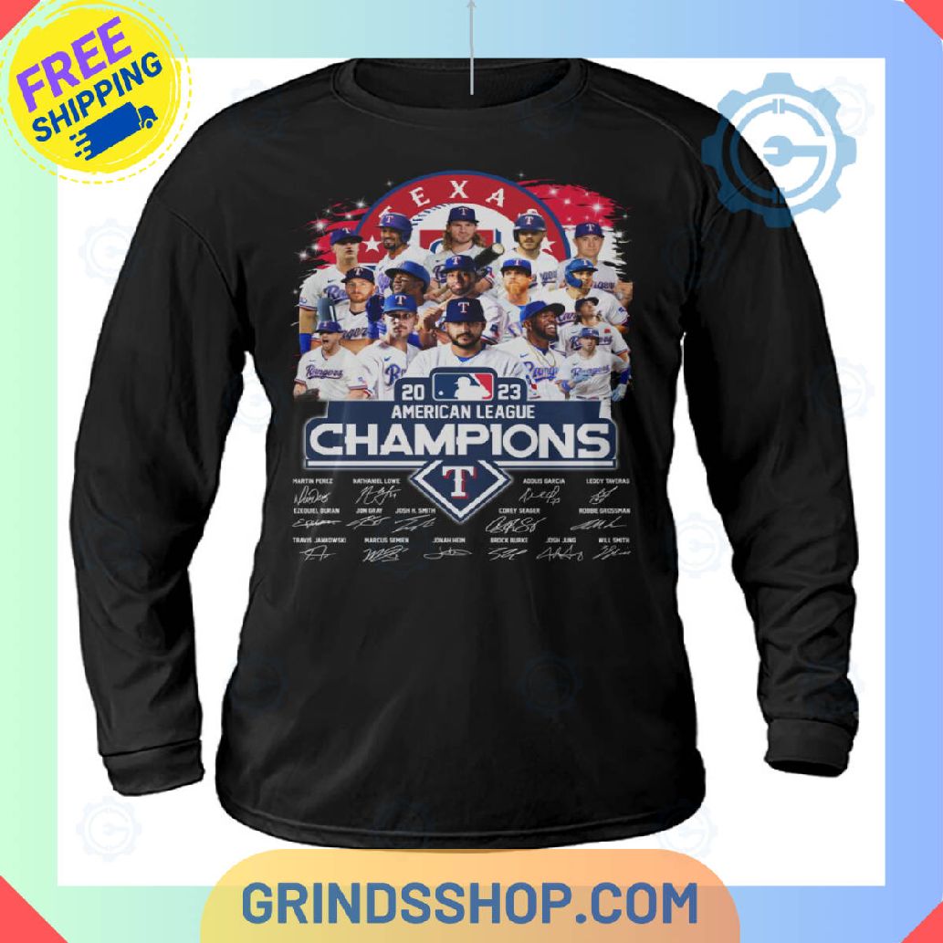 Texas Rangers Champions American League T-Shirt