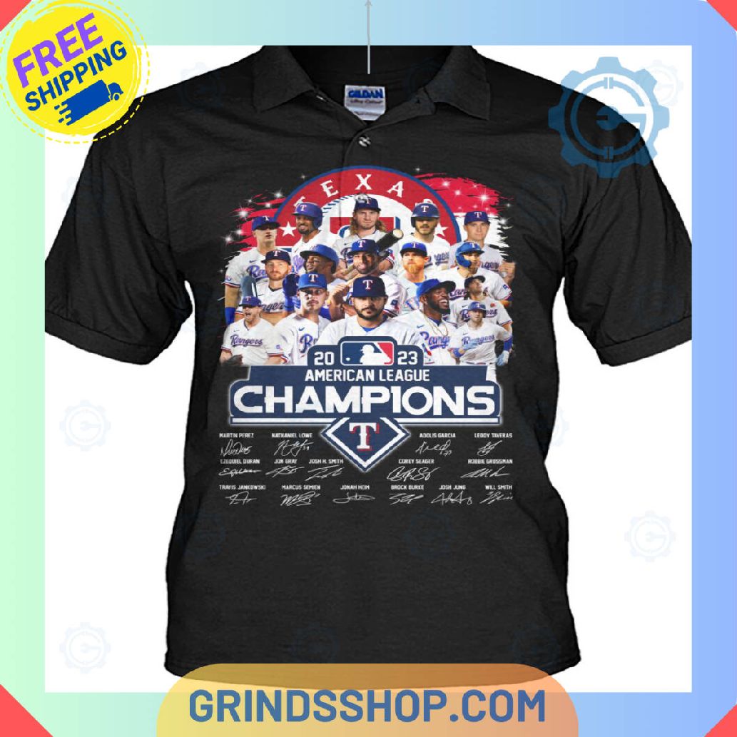 Texas Rangers Champions American League T-Shirt