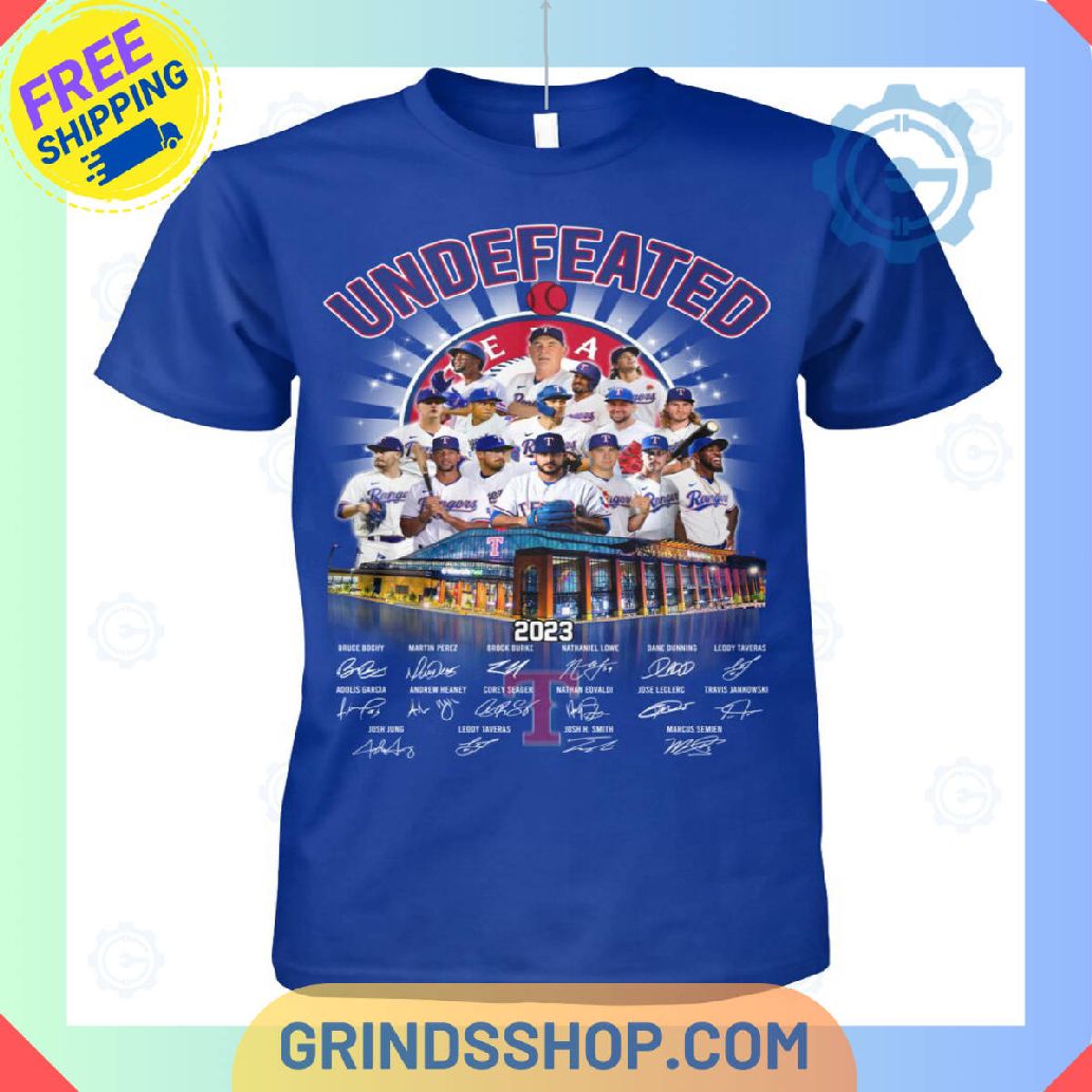 Texas Rangers Undefeated T-Shirt
