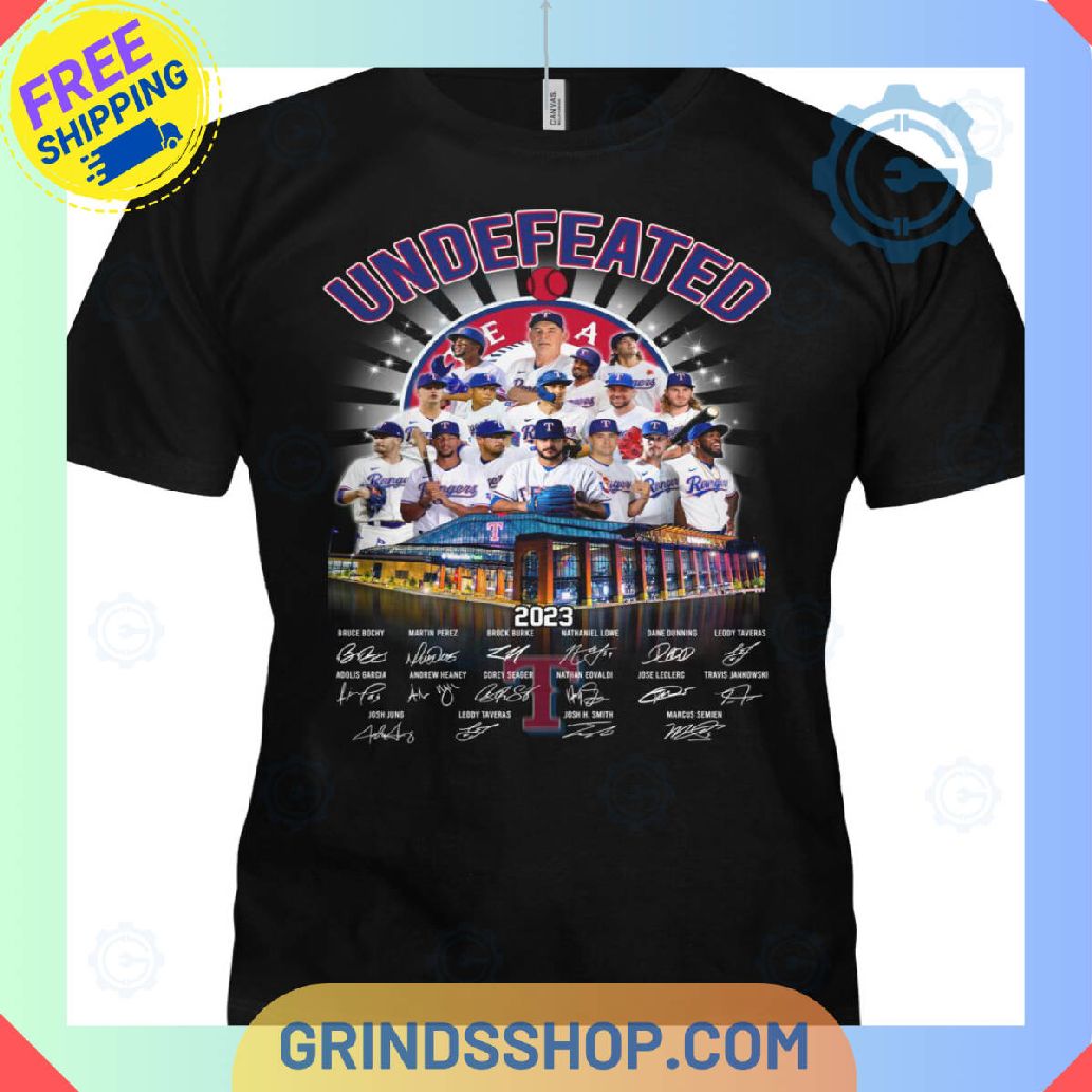 Texas Rangers Undefeated T-Shirt