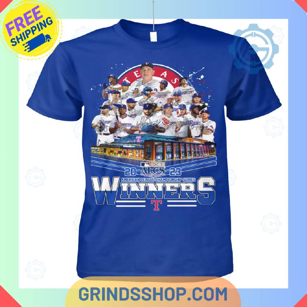 Texas Rangers Winners 2023 T Shirt 1 V2y4c - Grinds Shop