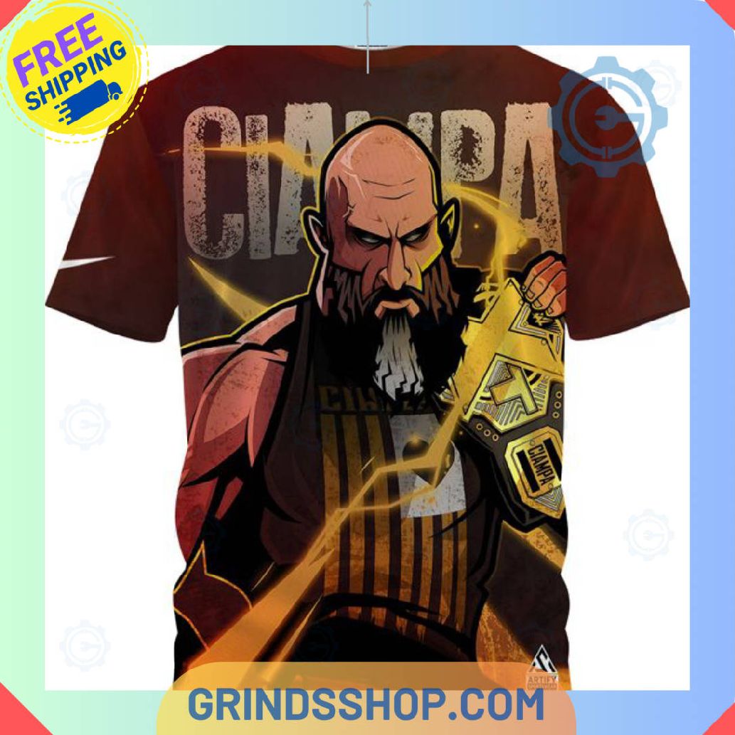 Tommaso Ciampa Full Printed T Shirt 1 5couu - Grinds Shop