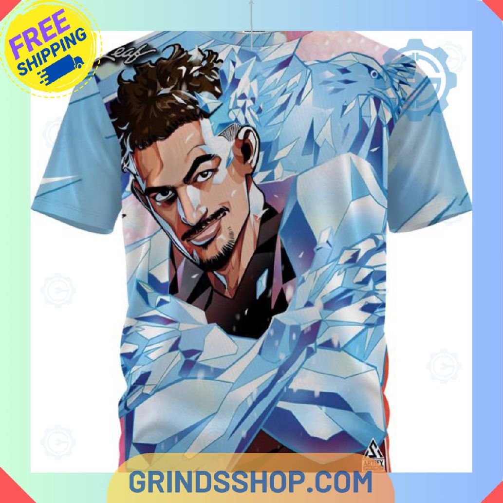 Trae Young Full Printed T Shirt 1 Ex9qp - Grinds Shop