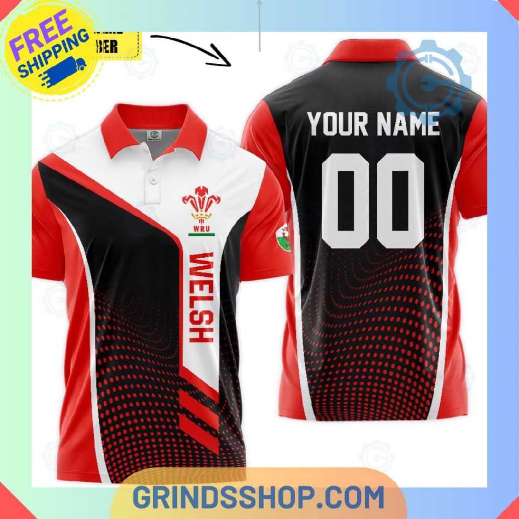 Welsh National Rugby World Cup 2023 Personalized Polo Shirts 1 Jhtzb - Grinds Shop