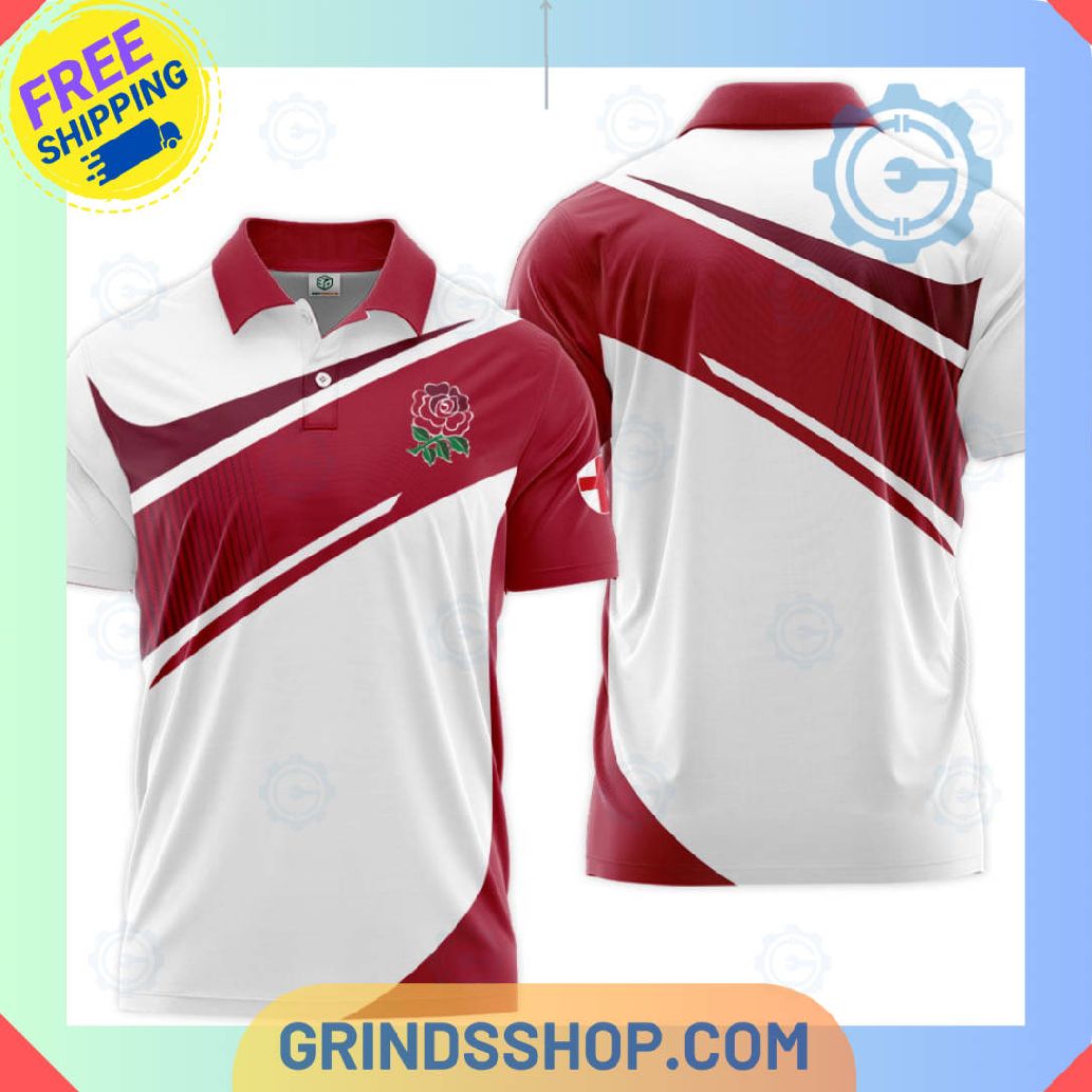 World Cup 2023 Rugby England National Team Polo Shirts 1 1k9qa - Grinds Shop